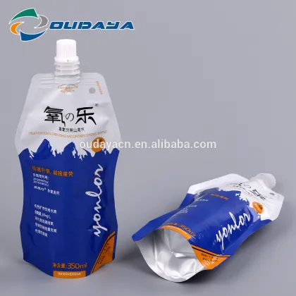 350ML Mountain Spring Water Pouch Bag with spout