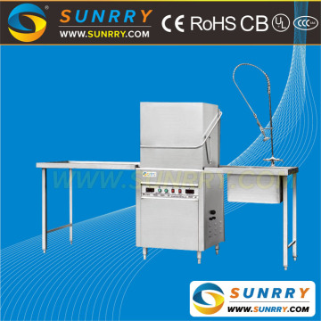 2015 hot sale 13kw conveyor type bar glass dishwasher machine
