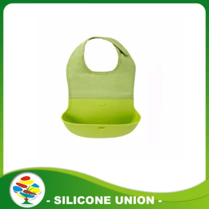 Colourful Waterproof Leak Proof Silicone Baby Bibs