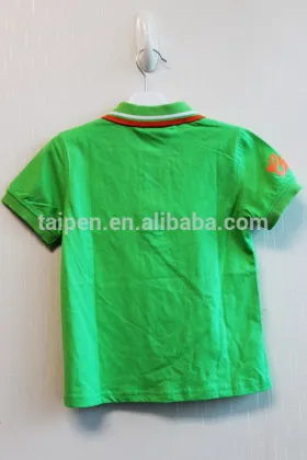 Summer Hot Sale Children Short Sleeve Cotton T-shirt Boys Polo Shirts for 3-7 Years