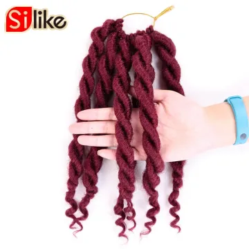 Faux Locs Crochet Hair Wavy Goddess Locs Crochet Hair with Curly Ends Curly Synthetic Braids Hair Extensions