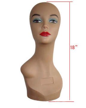 Femail PVC Display Mannequin Heads (EF-S1-B)