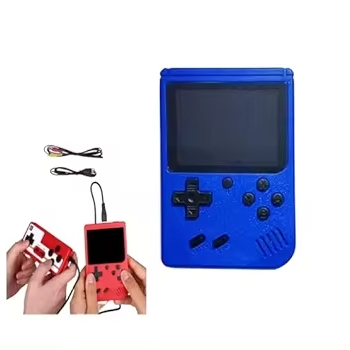 Dorosły dla dzieci przenośny gracz gier z gamepad-2 osoby grają jednocześnie, 400 w 1 gry, duża bateria