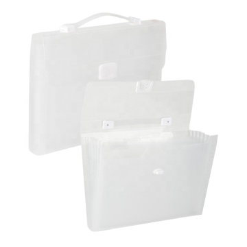 Clear A4 Expanding File Folder for Business Office