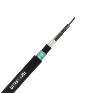 1-24 Core Single-Mode Loose Tube Armored GYTA53 Outdoor Fiber Optic Cable