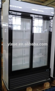 China high quality multi door upright fridge showcase