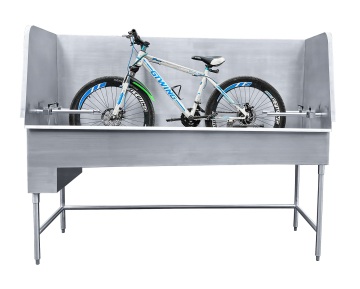 Kommerzielle Fahrradwaschstation und Waschbecken aus Edelstahl | Hersteller