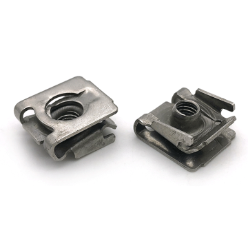 Custom OEM ODM Non-Standard Fasteners M4-M8 Stainless Steel U-Type Clip Nuts for Motors and Vehicles