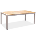 Premium Aluminum-Plastic Wood Outdoor Table