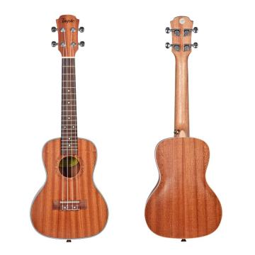 Τέσσερις χορδές ξύλινη συναυλία ukulele