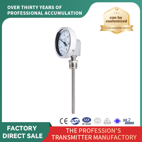 Matibay na Metal Thermometer para sa Tubig, Gas, at Liquid