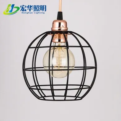 Nordic Retro Bird Cage Pendant Light