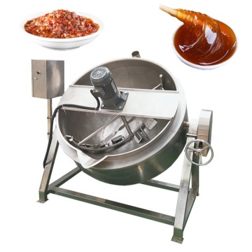 Stainless Steel 304 Caramel Cooking Pot & Syrup Mixing Machine with Agitator