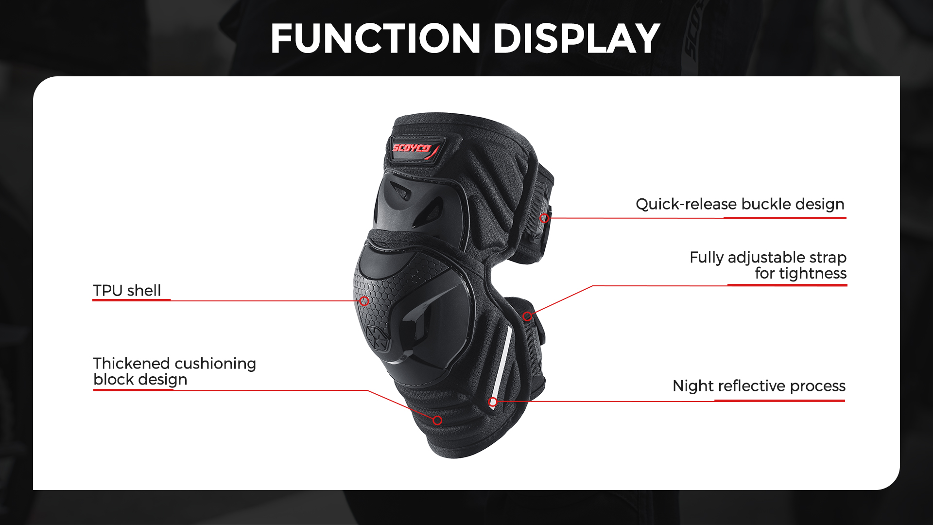 motorcycle knee guards