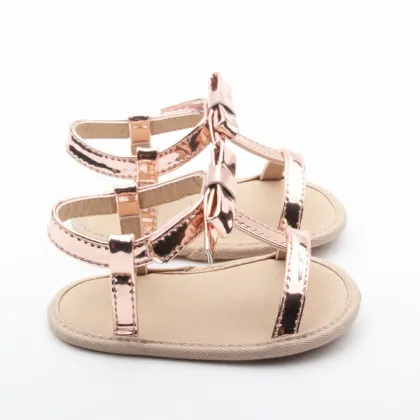 Stylish kids girls party footwear baby PU leather sandals