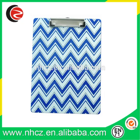 Blue Wave Printing A4 Plastic Clipboard