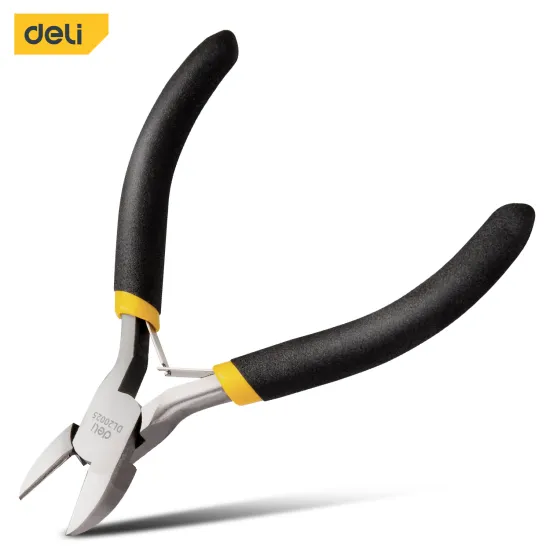 Deli DL20025 Hand Tools Multifunctional Comfortable High Strength Grip Quenched Cutting Edges 5 Inch Mini Pliers