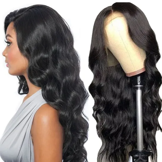Wholesale Brazilian Hair Body Wave Full Lace Wig,Virgin Cuticle Aligned Human full lace Wig For Black Women
