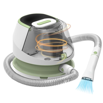 Aspirapolvere da toeletta per animali domestici con clipper e smerigliatrice