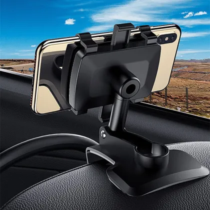 Adjustable Rotatable Car Mobile Phone Holder for iPhone, Samsung, Xiaomi, Redmi, Huawei