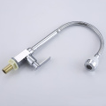 Square chrome single lever handle wash sink basin faucet