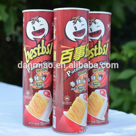 Manufacturer of custom chips paper cans