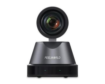 Camera Feelworld 4K PTZ مع تكبير بصري 12x ، تتبع الذكاء الاصطناعي ، HDMI ، USB ، والتحكم عن بُعد IP
