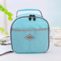 Washed Cotton And Linen Lunch Bag Hand-held student insulation bag lunch bag insulation bag Supplier