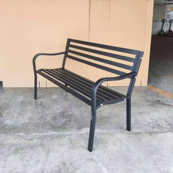 Customized Metal Bench for Parks and Gardens - Modern Outdoor Furniture Design