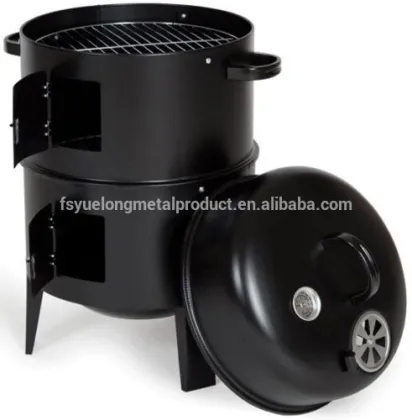 15'' steam smoke charcoal barbecue bbq grill