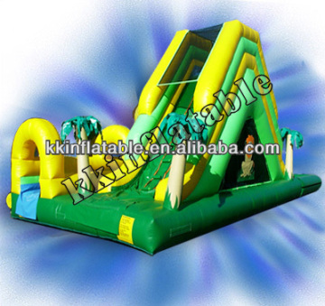 2015 High Quality Exciting Jungle Inflatable Water Obstacle Course