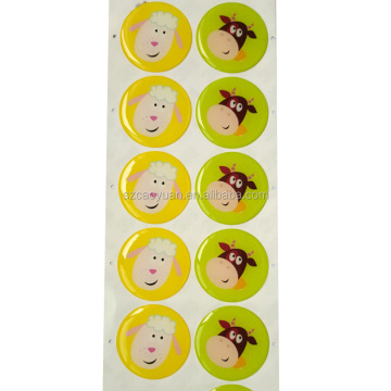 Custom 3D Adhesive Epoxy Resin Stickers: Personalize Your Logo or Cartoon Products