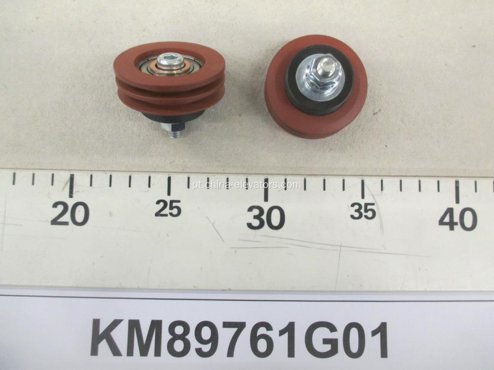 KM89761G01 Rolo de sincronização de porta de 52 mm para elevadores de Kone
