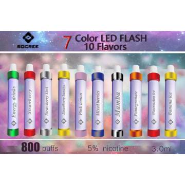 800puffs LED Light Flash E Cigarette