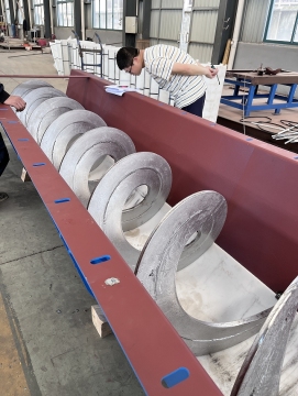 SUS304 SUS316 Screw conveyor