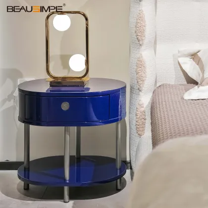 Customizable Bedside Table in Royal Blue