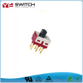 6 Pin Emas Disepuh Slide Switch