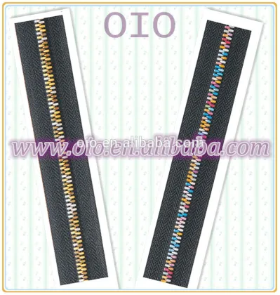 2015 ykk beutiful invisible zippers &nylon separating zipper