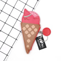 Ice-cream style simple PU coin purse