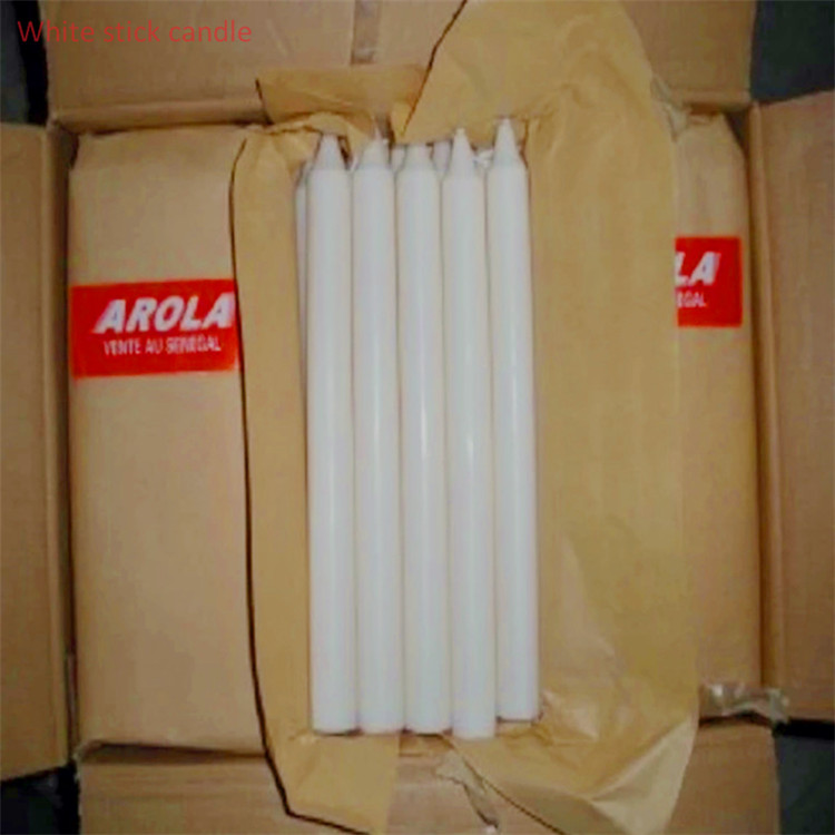 white candle package