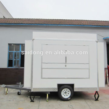 Mobile Fast Food Trailer/Fast Food mobile kitchen trailer/mobile food cart with wheels