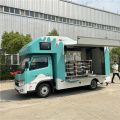 Unité de barbecue mobile de vendeur de grillades de rue