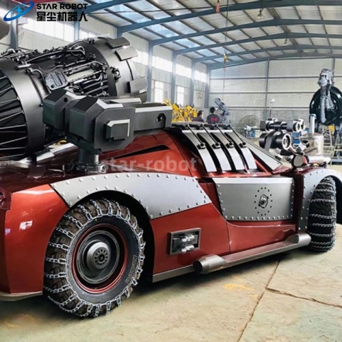 Model mobil transformator besi animatronik