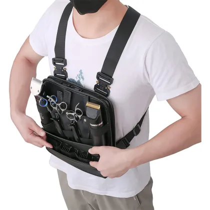 Stylish Barber Supplies Bag Organizer: Functional Chest Rig for Clippers and Haircut Tools
