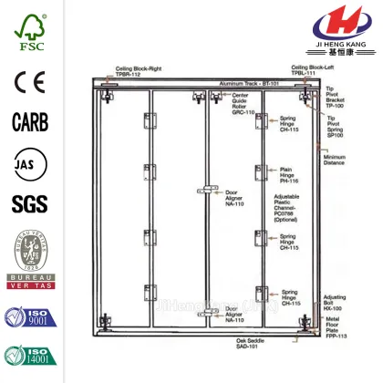 Air Tight Pella  Interior Folding Door