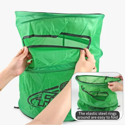 Folding Frisbee Toss Game Set with 2 Disc Targets and 2 Ultimate Standard Discs