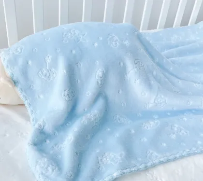 Wholesale Super Soft Double Layer Baby Flannel Blanket - Flourish New Design