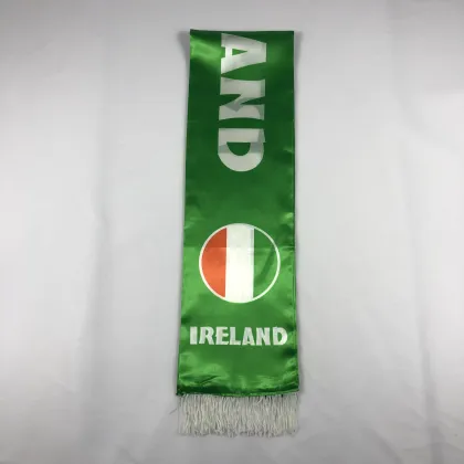 wholesale custom polyester silk satin national scarf