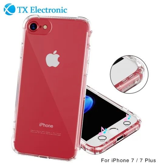 Wholesale for iphone 7 plus transparent cover,clear gel case for iphone 7