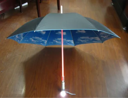 cloudy straight led umbrella